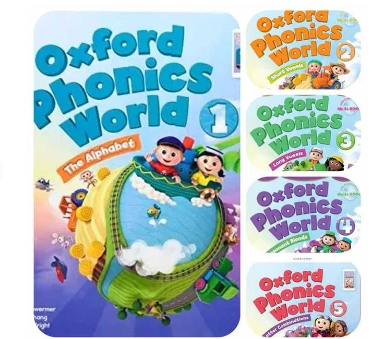 Підручники Oxford Phonics World 1,2,3,4,5