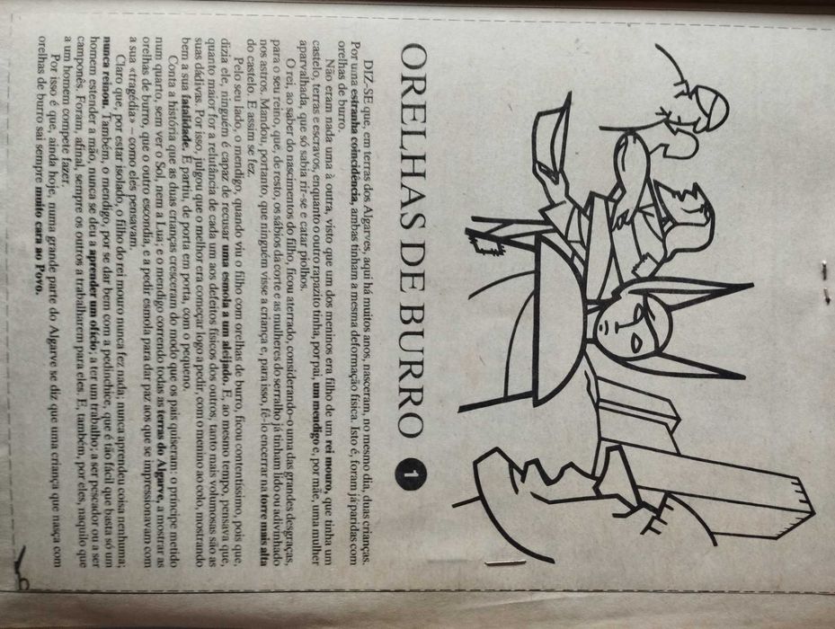 Caderneta de Cromos antiga Quem Compra um Conto - estórias do povo