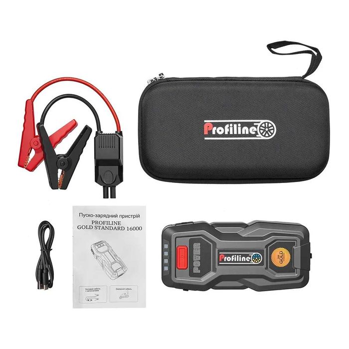 Пуско-зарядний пристрій Profiline Gold Standard 16000 бустер пускач