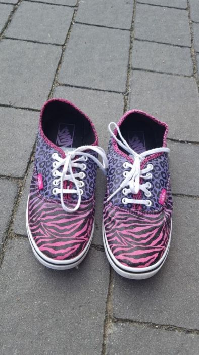 Vans trampki tenisowki Pink zebra panterka 38