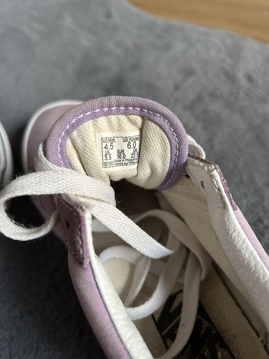 Fioletowe tenisówki trampki Vans rozmiar 36