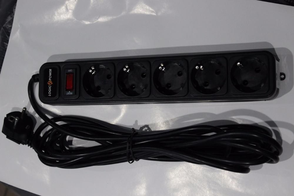Сетевой фильтр удлинитель LogicPower LP-X5, 5 розеток