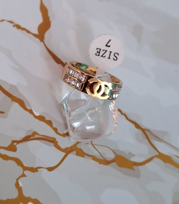 Pierścionek cc z cyrkoniami Rozmiar 7