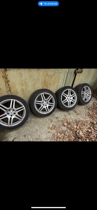 Диски R18 Mercedes-Benz AMG стиль + резина 245/45