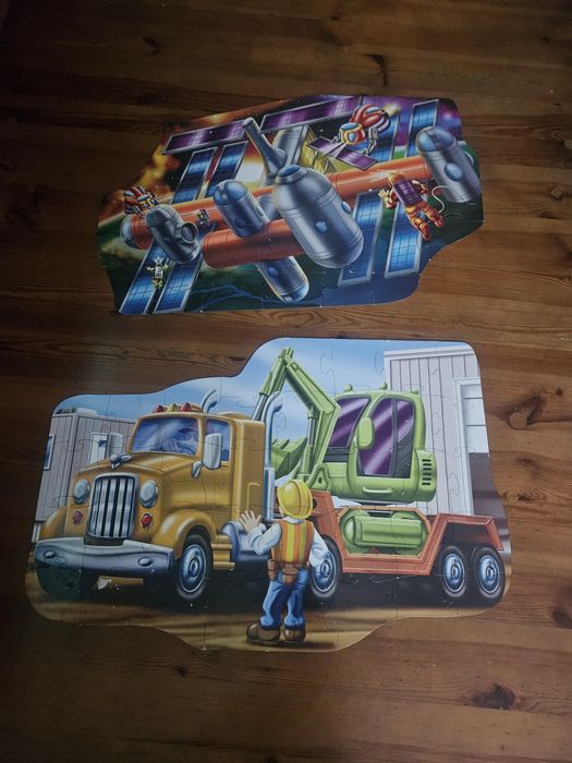 Puzzle dwustronne elefun  2 szt