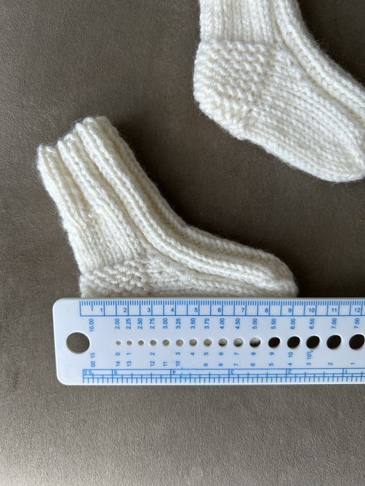 Теплі шкарпетки для немовлятка ,9 см, 0-3 місяці