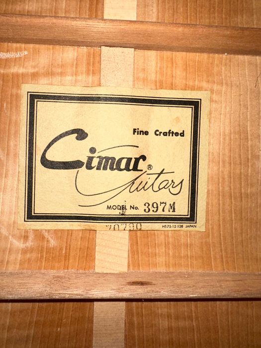 Guitarra Clássica Cimar Mod. 397M Ácer flamejado - Japão