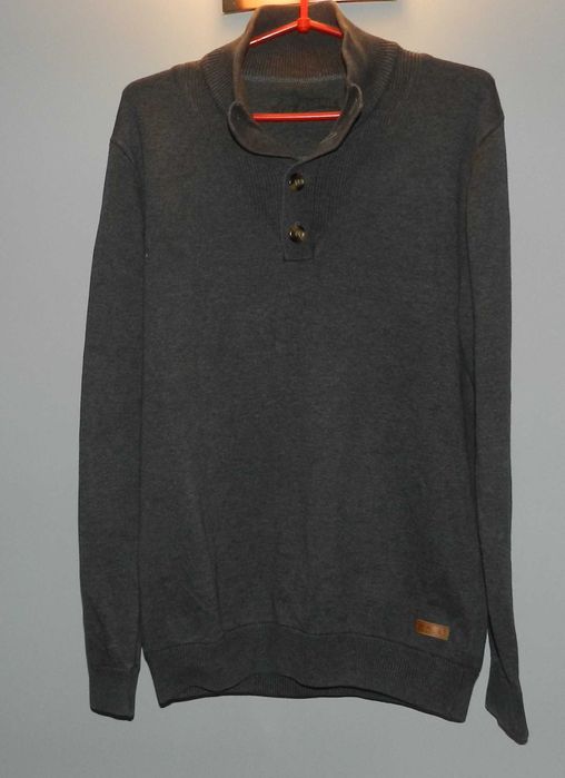 Ciemnoszary sweter EDC Brand