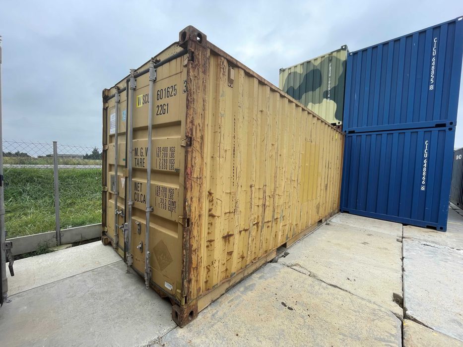 Kontener morski, oceaniczny, magazynowy, garaż 20DV - 6m