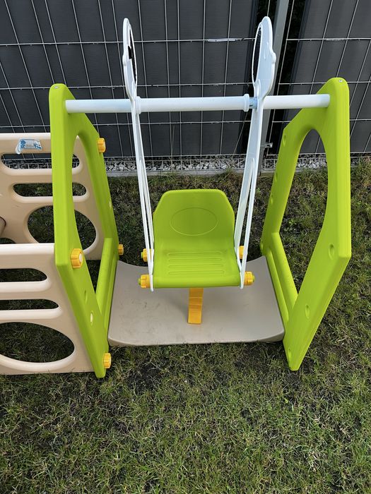 Mini plac zabaw - huśtawka + zjeżdżalnia