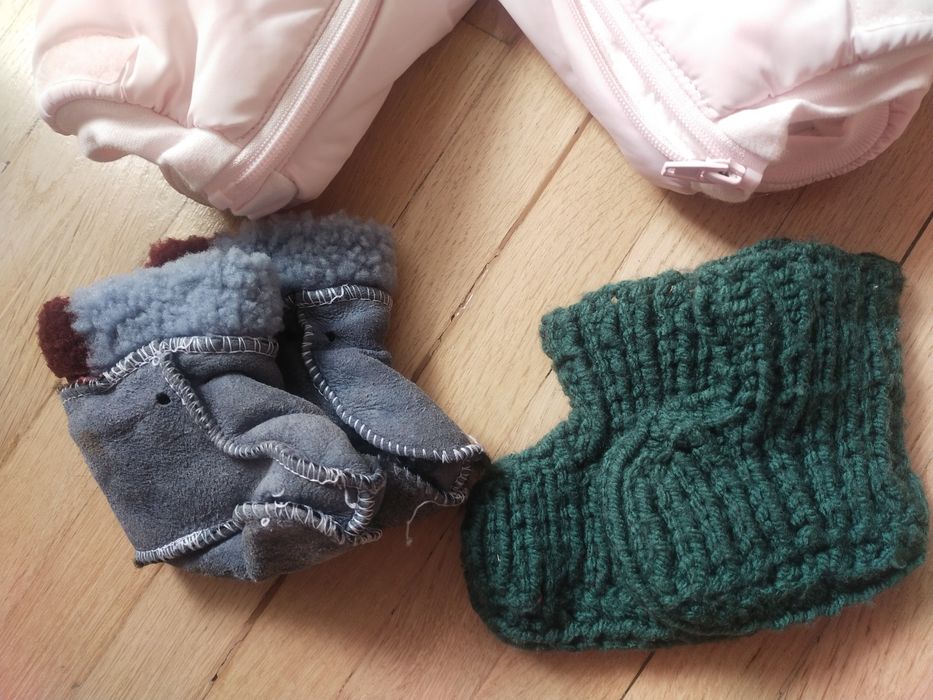 Комбінезон теплий для дівчинки 0-3 місяці