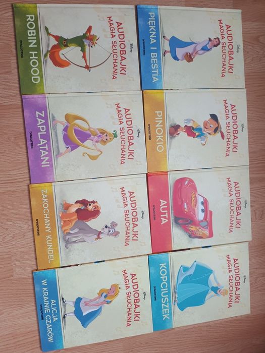 Książki audiobajki Disney deagostini