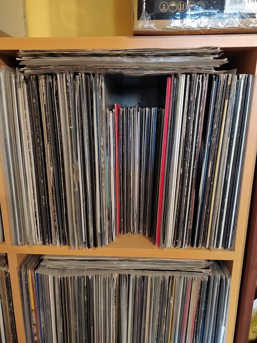 Kolekcja płyt vinylowych techno