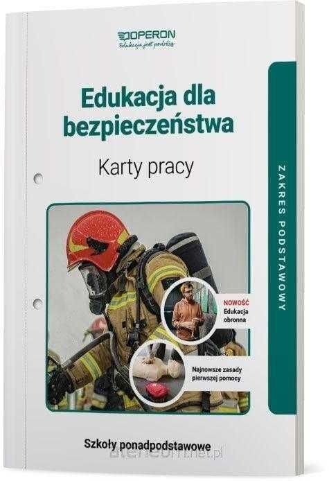 NOWA Edukacja dla bezpieczeństwa Karty Pracy + Podręcznik OPERON