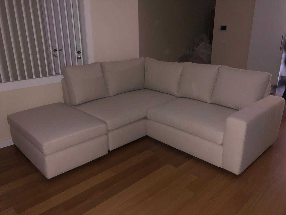 Sofá de canto com chaise longue