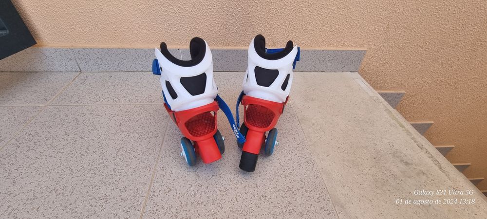 Patins criança usados.
