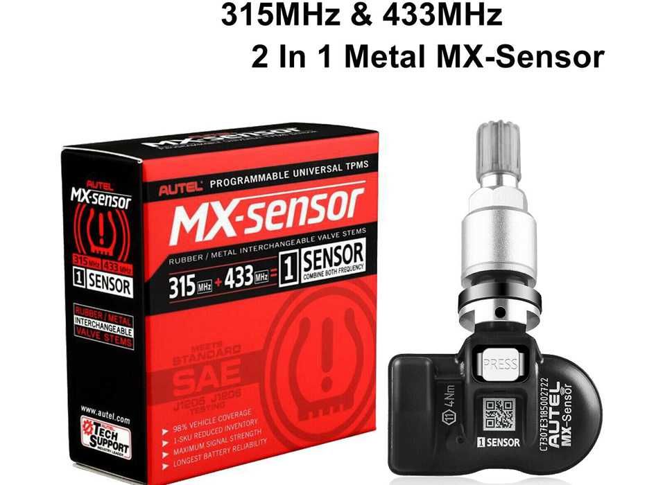 Autel Válvulas TPMS Metal Autel RF-Sensor Máquinas Autel (NOVO)