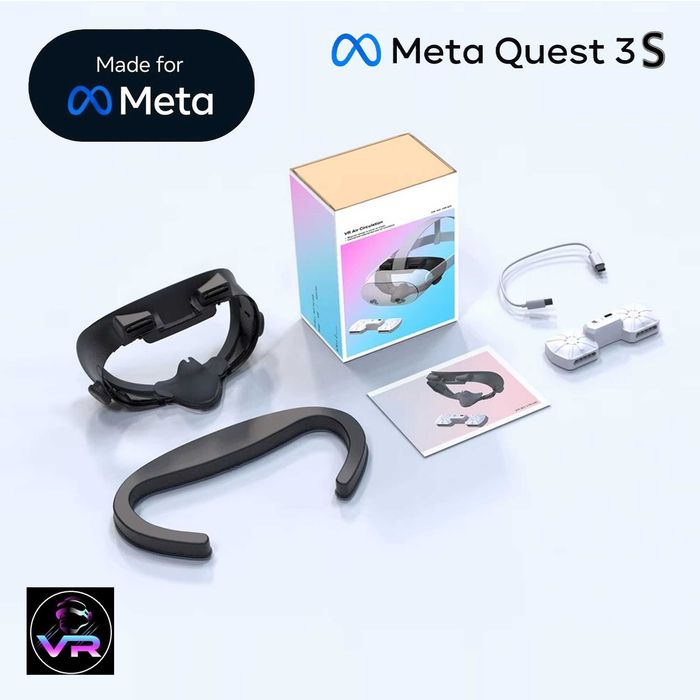 ‼️ Meta Quest 3S лицьова накладка з вентилятором, маска Oculus