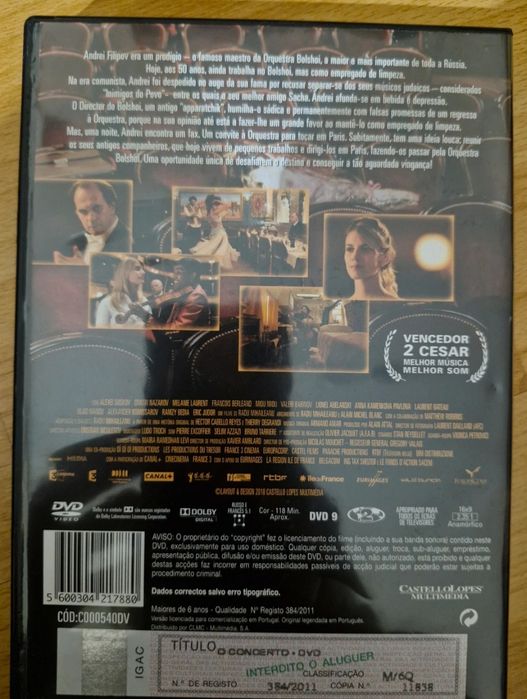 DVD original o concerto