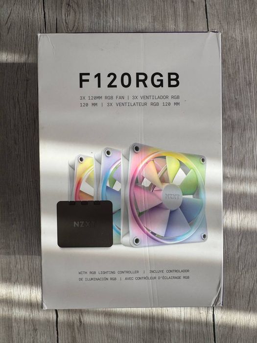 Вентилятор NZXT F Series Airflow RGB 140мм, білий (RF-R14DF-W1)