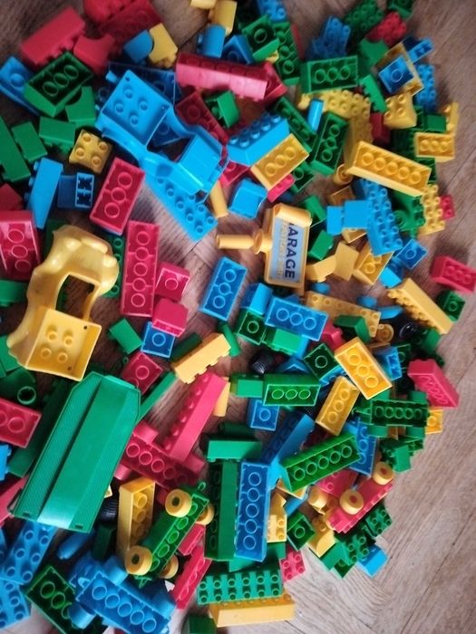 Klocki Wader jak lego duplo 260 sztuk