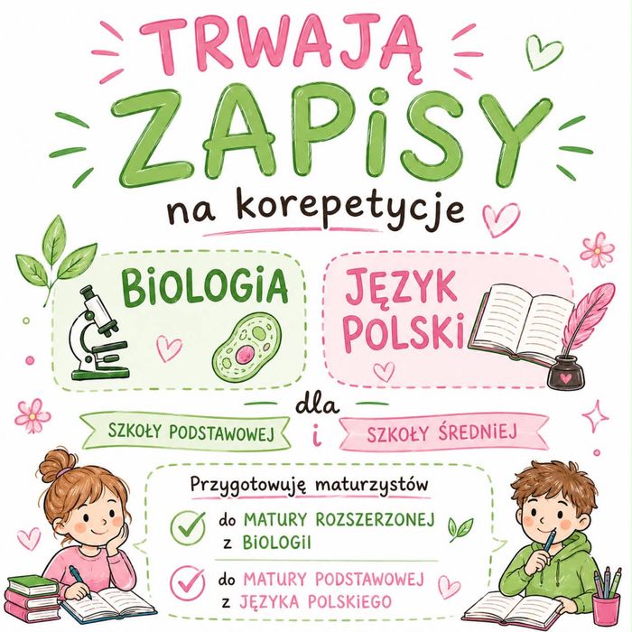 Korepetycje Bydgoszcz stacjonarnie lub online