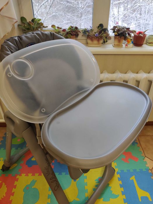 Стільчик для годування Chicco Polly Magic Relax Graphite