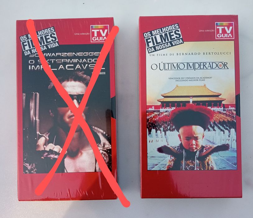Clássicos do cinema em VHS