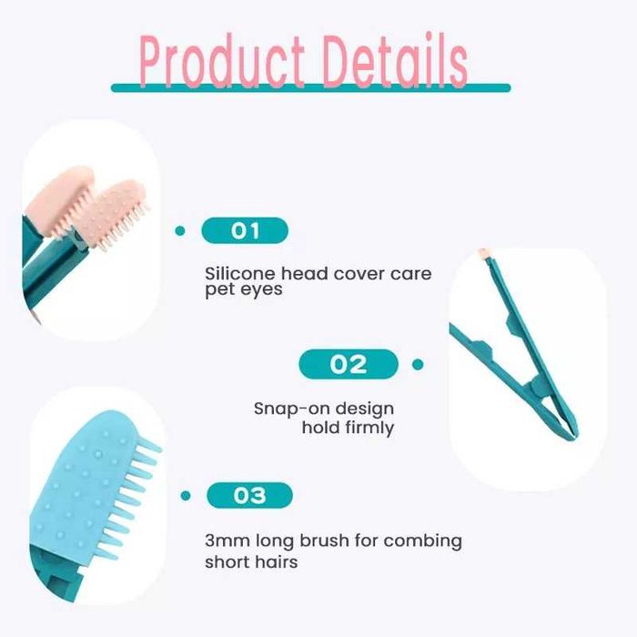 Щетка для Ухода за Глазами Кошкам Котам, расческа, массажёр