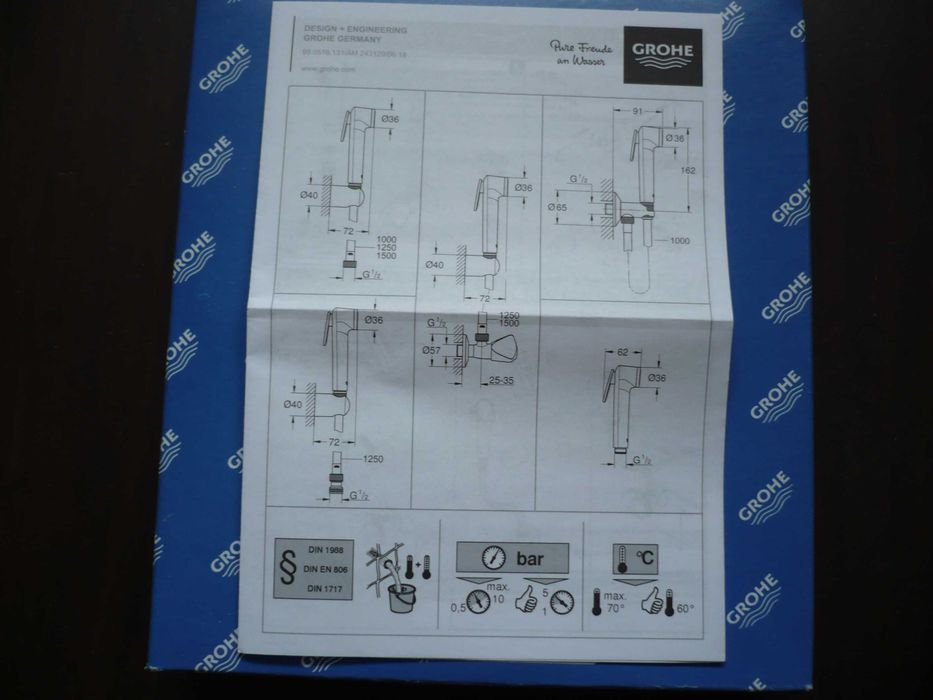 zestaw bidetowy GROHE Vitalio Trigger