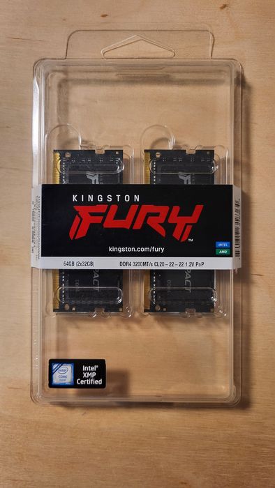 Pamięć RAM Kingston FURY 64GB (2x32GB) 3200MHz CL20 Impact