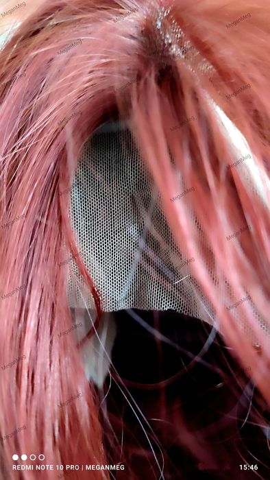 Peruka Premium Lace Front Ognisty Rudy Burgund NOWA HIT 2026