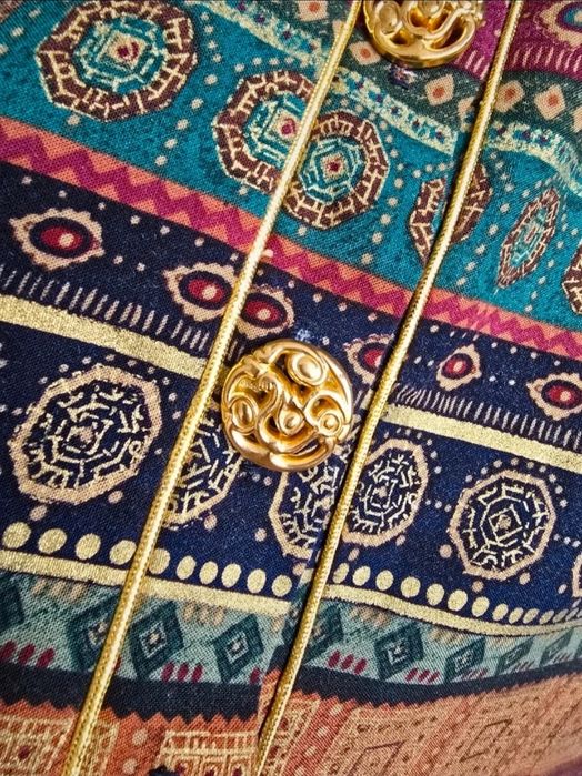 Marynarka żakiet vintage z USA 42 etno boho retro