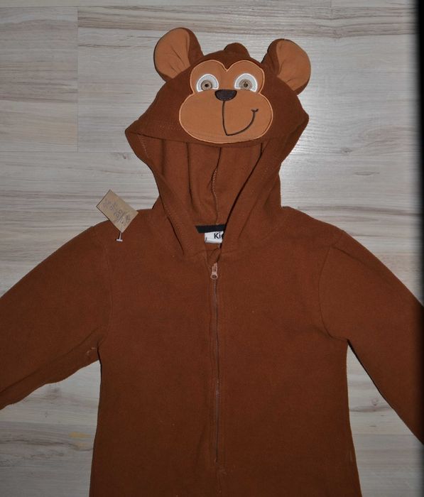 81^ małpka miś strój przebranie piżama 3/4 Lat_ 98/104