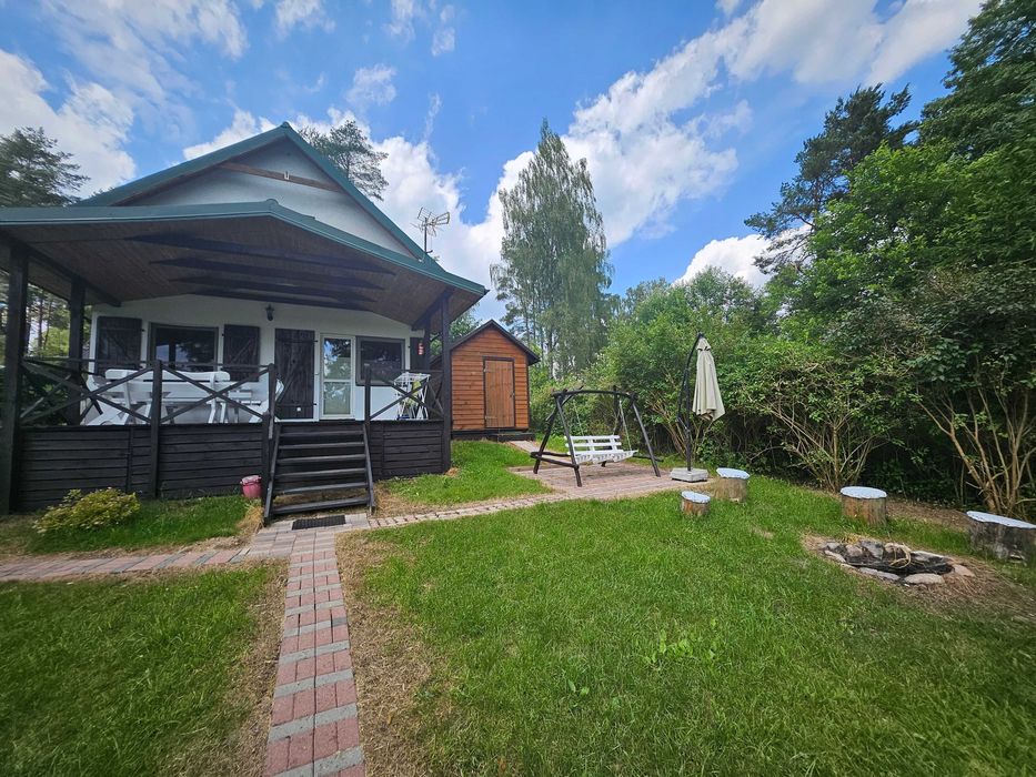 Domek całoroczny nad jeziorem Porost