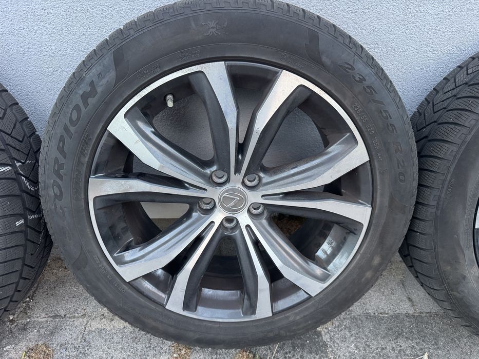 Kola alu 20’ do lexus rx450h z oponami Scorpion komplet 4 sztuki
