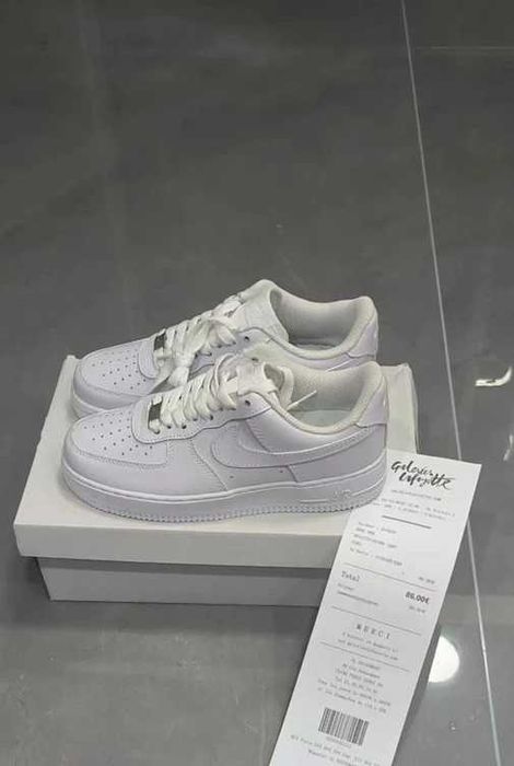 Nike Air Force 1 One All White 36