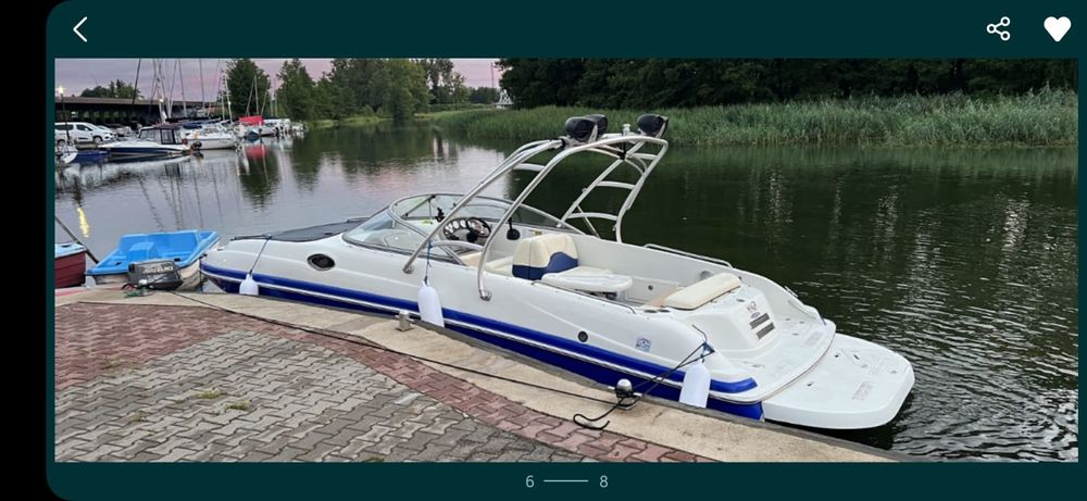 Łódź motorowa zamiana  bowrider motorówka Tahoe 254 14 osób 6.2 wtrysk
