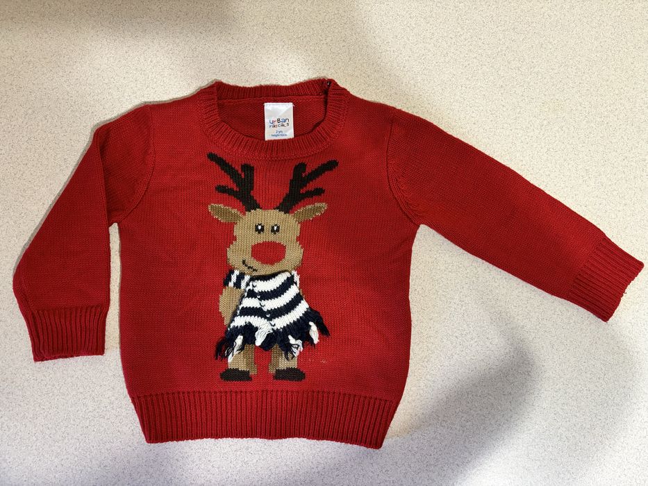 Светр новірічний дитячий свитер новогодний
