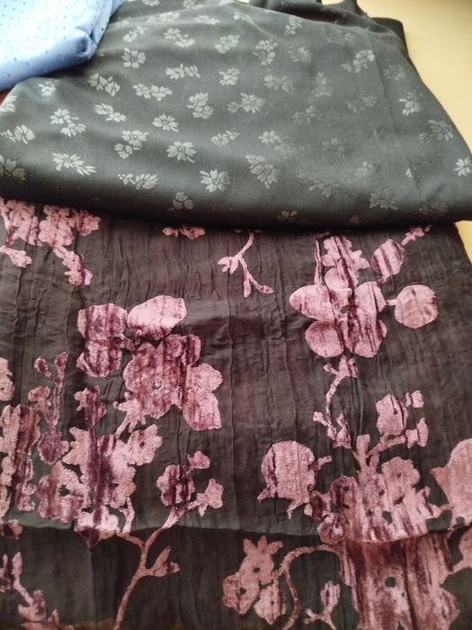 Відріз тканин радянського періоду: байка, котон, штучний шовк, шифон