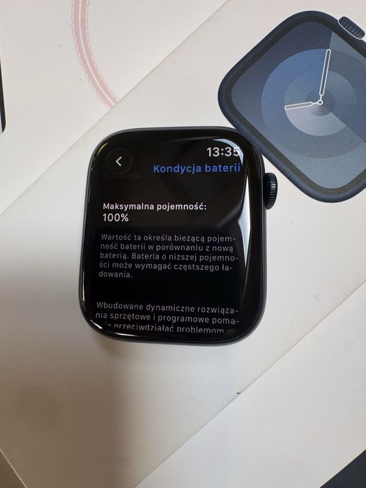 Apple watch 9 45 mm esim cellular 100% bateria