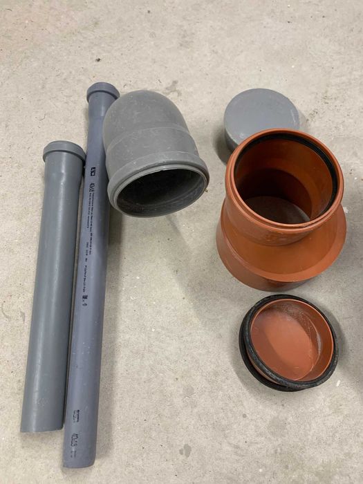 Rury Kolanka Kształtki Zaślepki PCV Zestaw