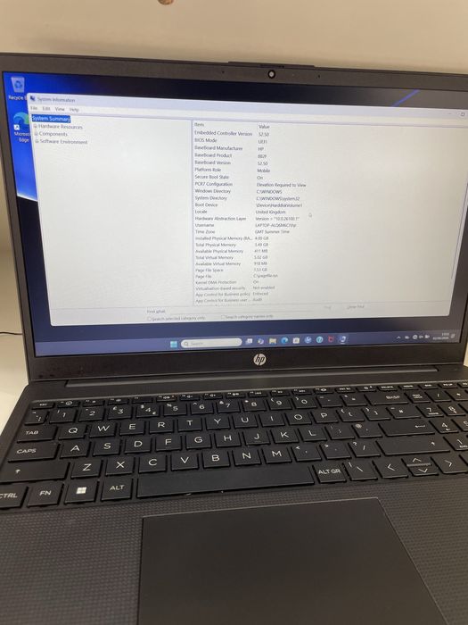 Notebook HP 15", AMD Ryzen 3, 128GB, Windows 11 Excelente estado