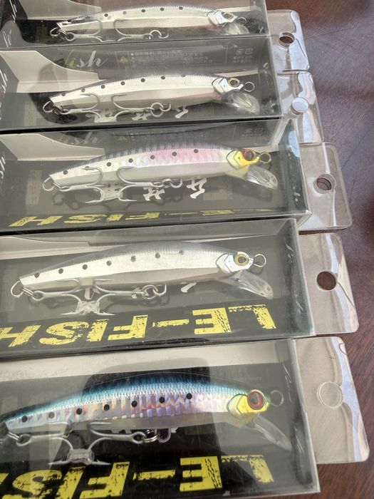 LE‑FISH Minnows Iridescentes – Alta Reflexão