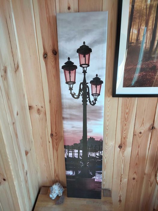 sprzedam obraz z wenecką latarnią