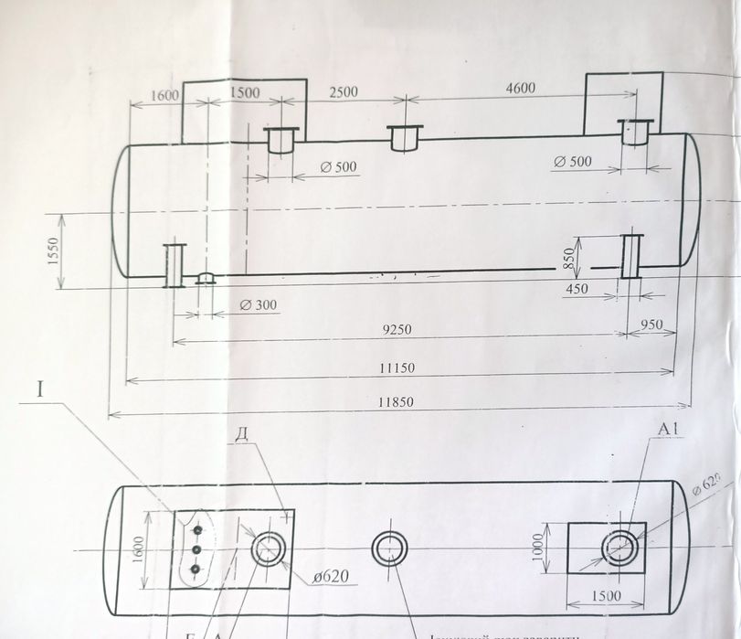 Емкость цистерна биметалл  50 и 100м3