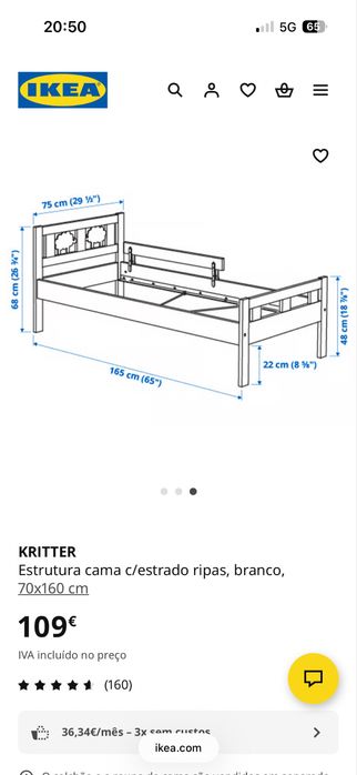 Cama de criança IKEA
