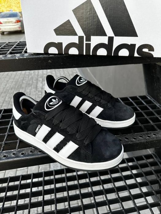 Кроссовки Adidas Campus чоловічі сірі чорні адідас кампус Кросівки