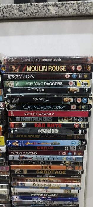 Grande lote de dvds