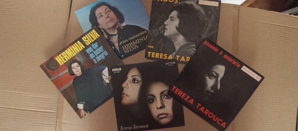 Lote de Discos de Vinil Vintage – Fado Clássico, Raul Solnado, Música Portuguesa e LPs